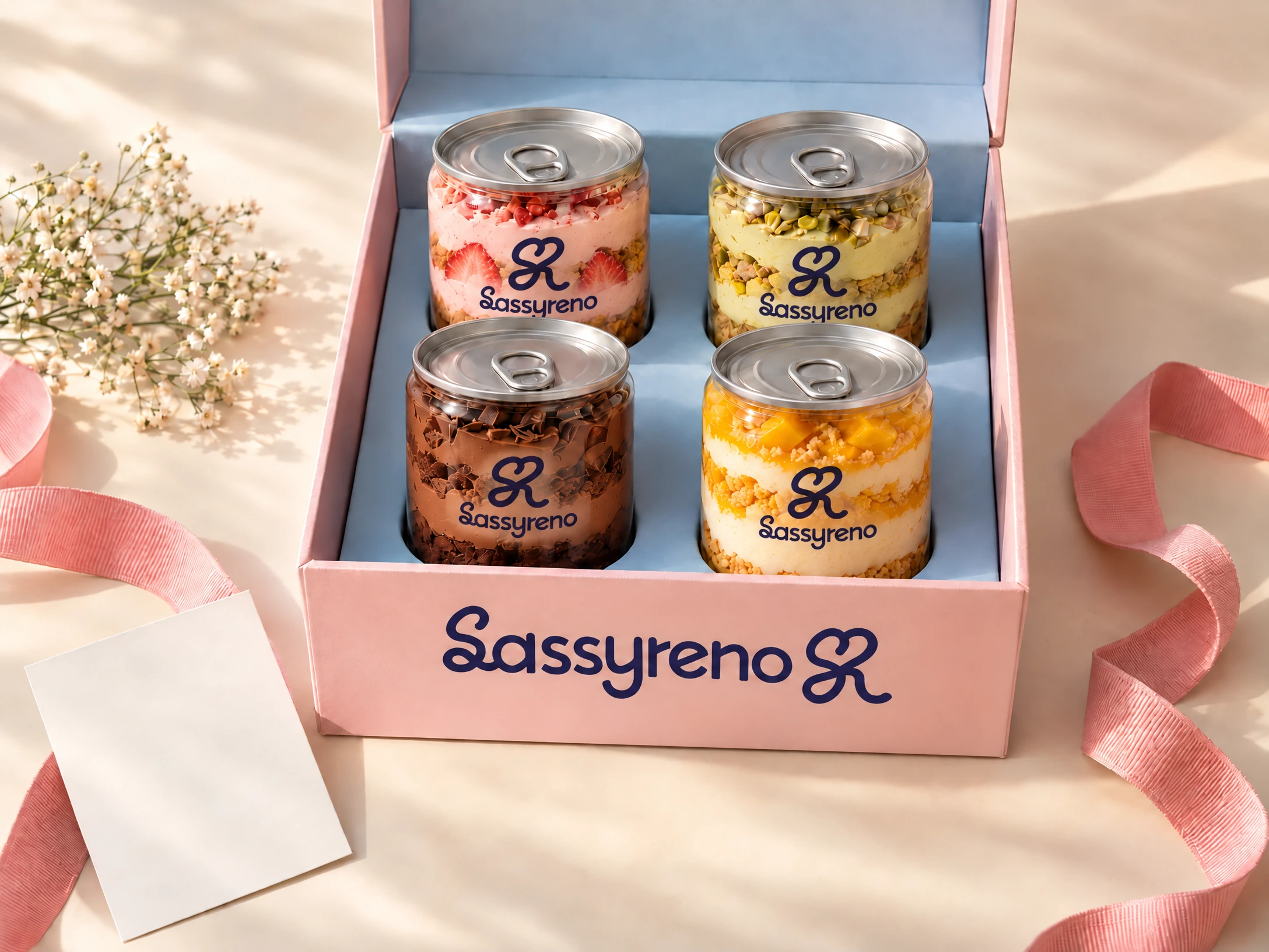 The Sassy Four — illustrative dessert concept
